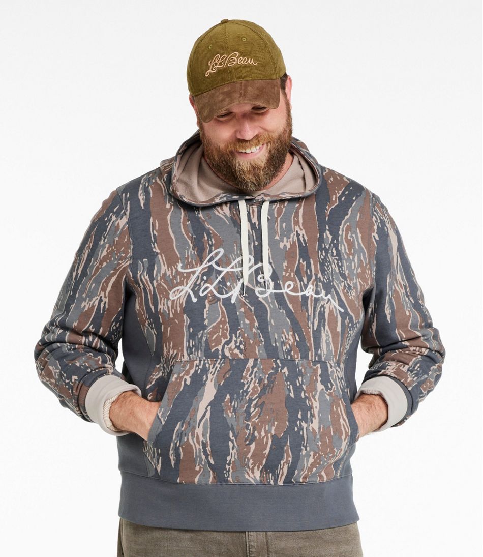 Men's Signature Camp Hoodie Sweatshirt, Print - Image 4