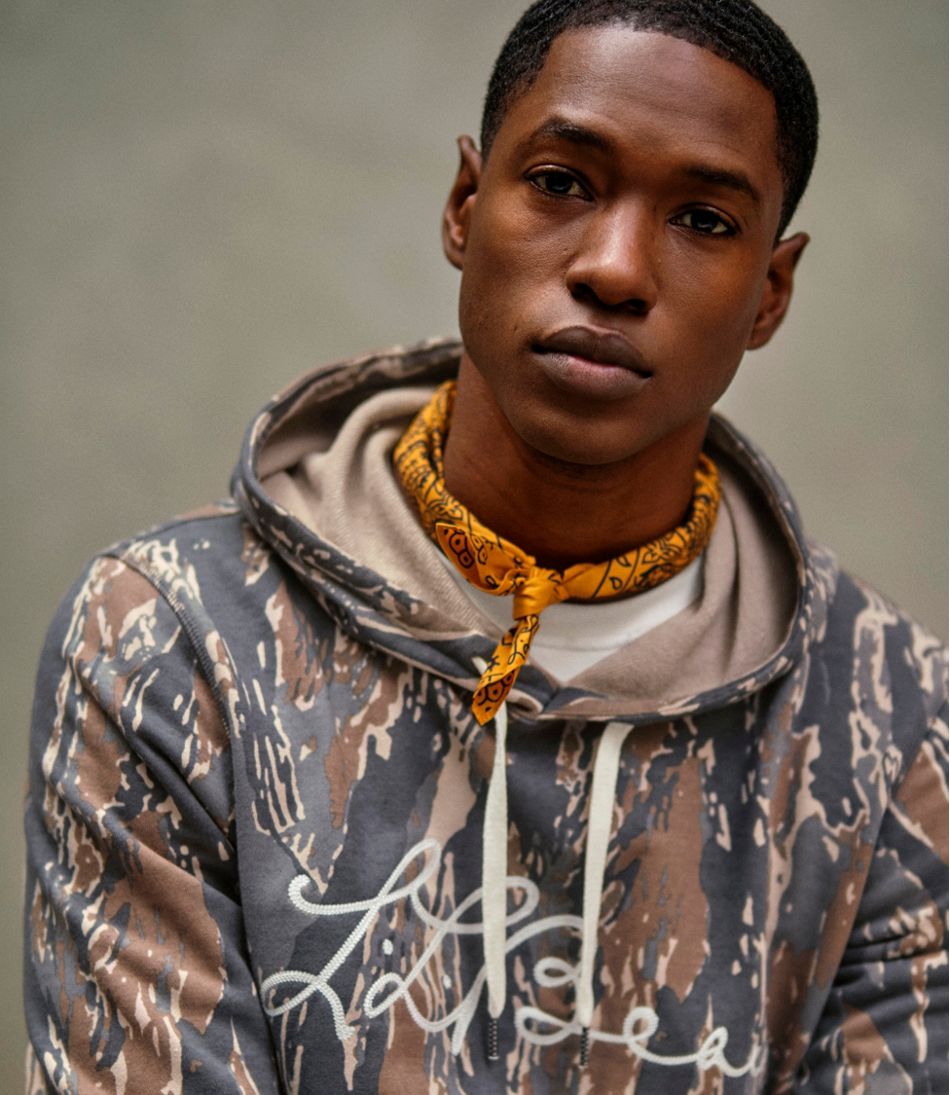 Men's Signature Camp Hoodie Sweatshirt, Print - Image 9