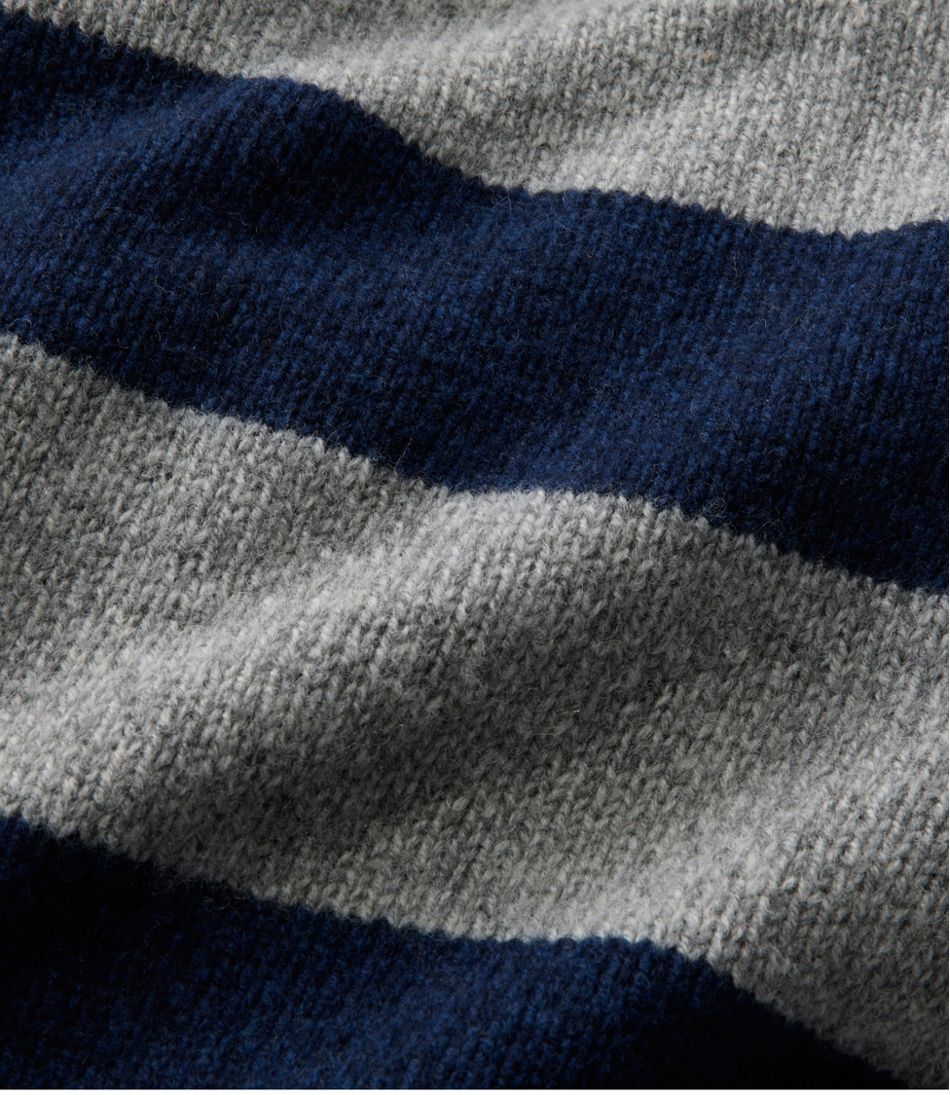 Men's Bean's Classic Ragg Wool Sweater, Rollneck, Stripe - Image 3