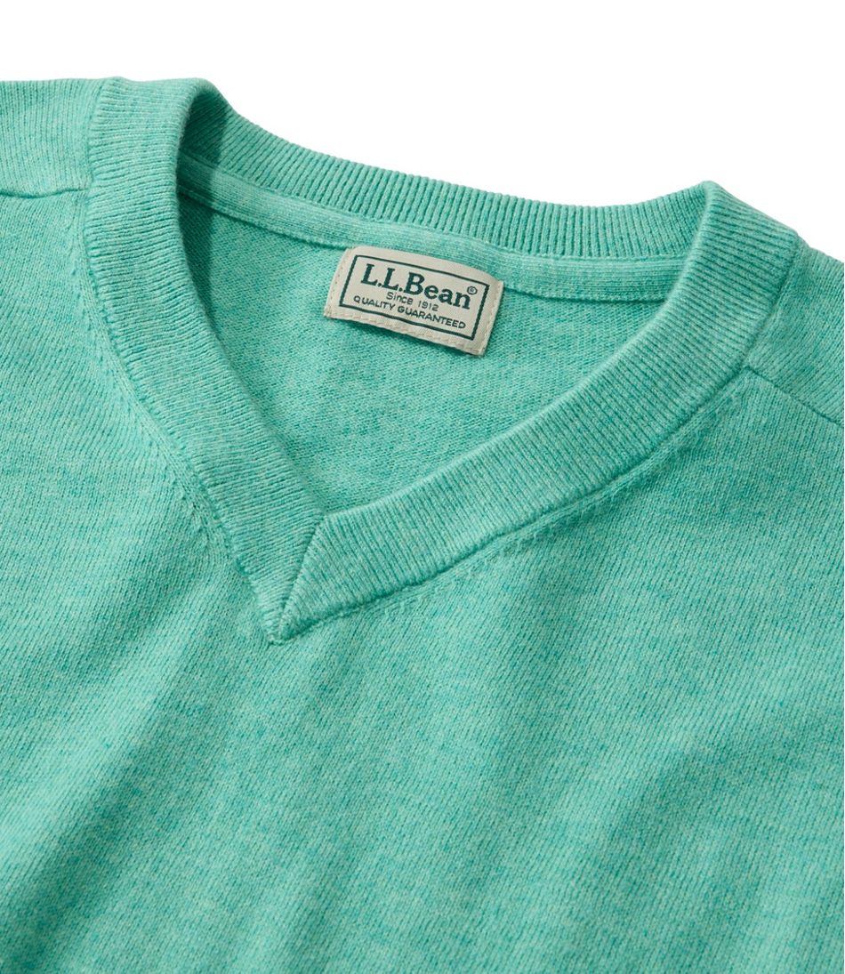Men's All Seasons Cotton Blend Sweater, V-Neck - Image 6