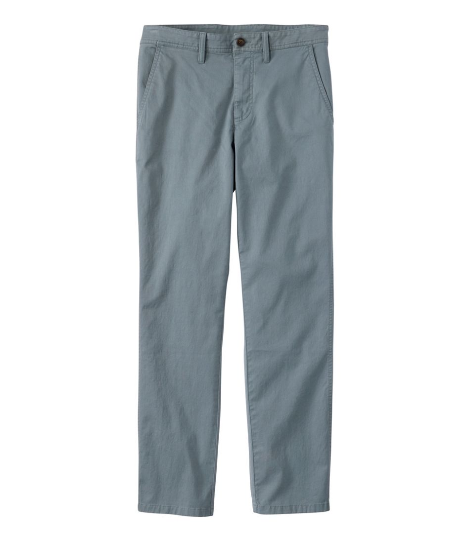 Men's Sunwashed Khaki Pants, Standard Fit, Straight Leg