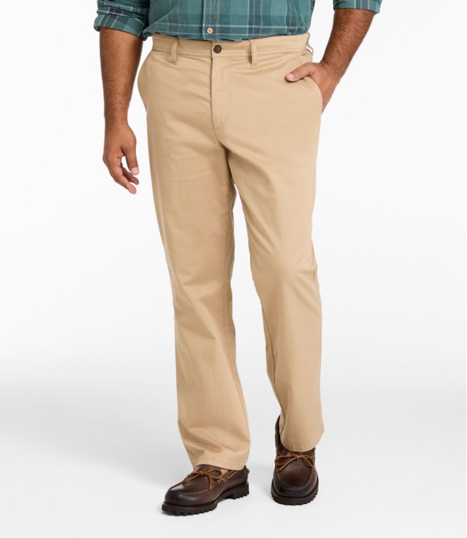 Men's Sunwashed Khaki Pants, Standard Fit, Straight Leg - Image 4