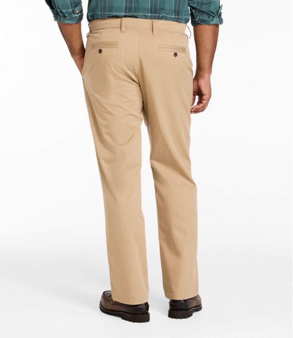 Men's Sunwashed Khaki Pants, Standard Fit, Straight Leg - Image 5