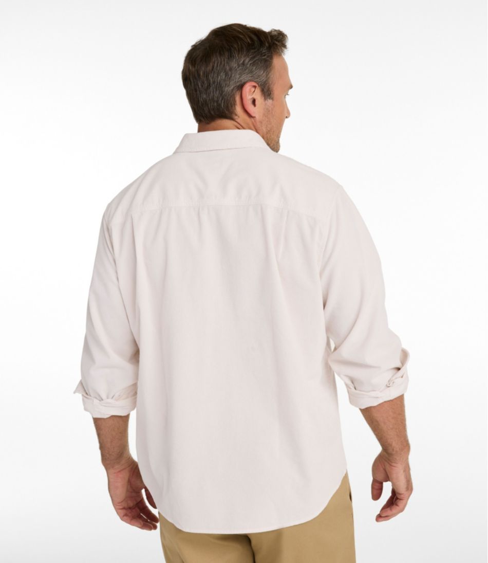 Men's Sunwashed Corduroy Shirt, Slightly Fitted Untucked Fit - Image 5