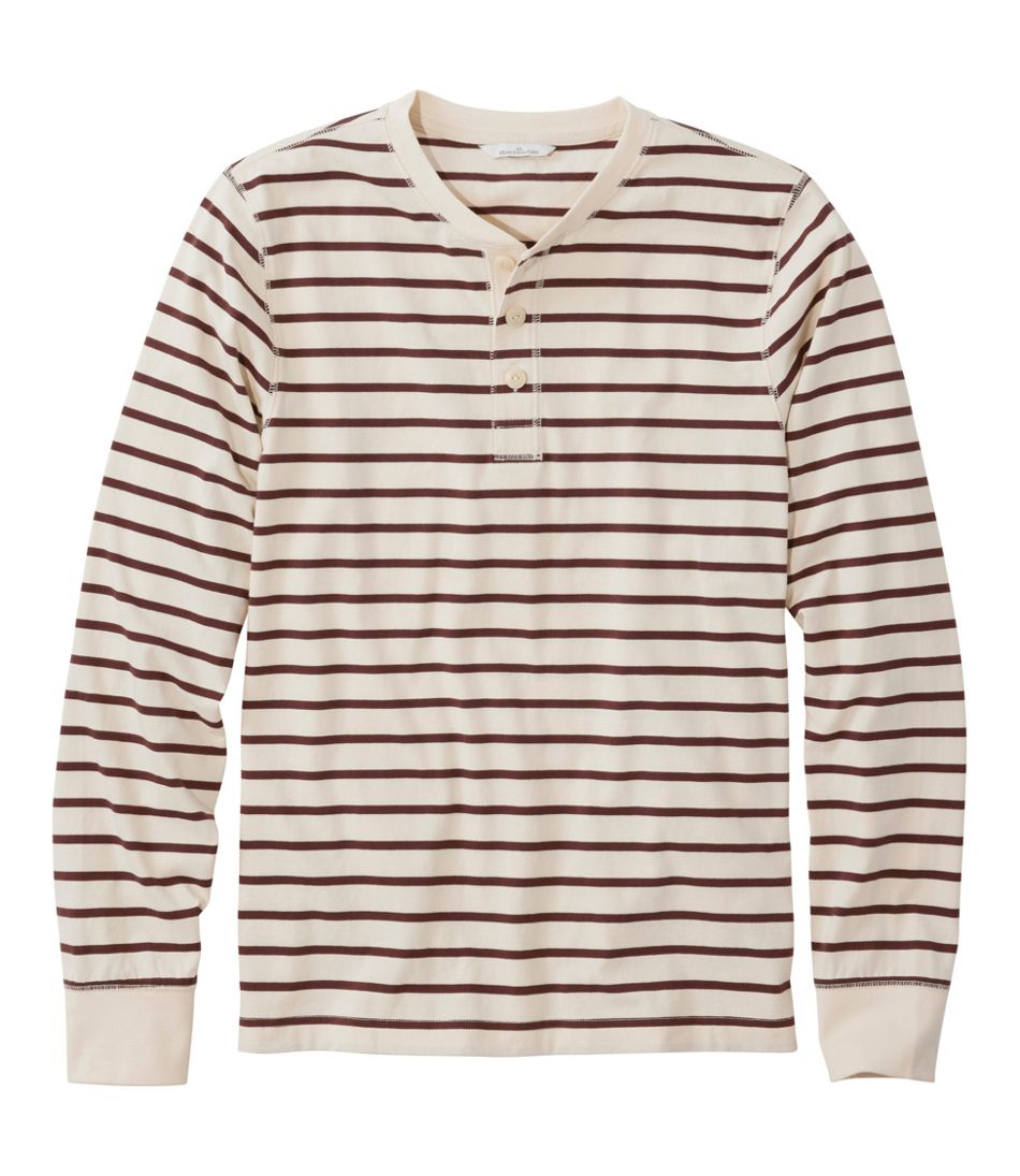 Men's Signature Northwoods Henley, Long-Sleeve, Stripe