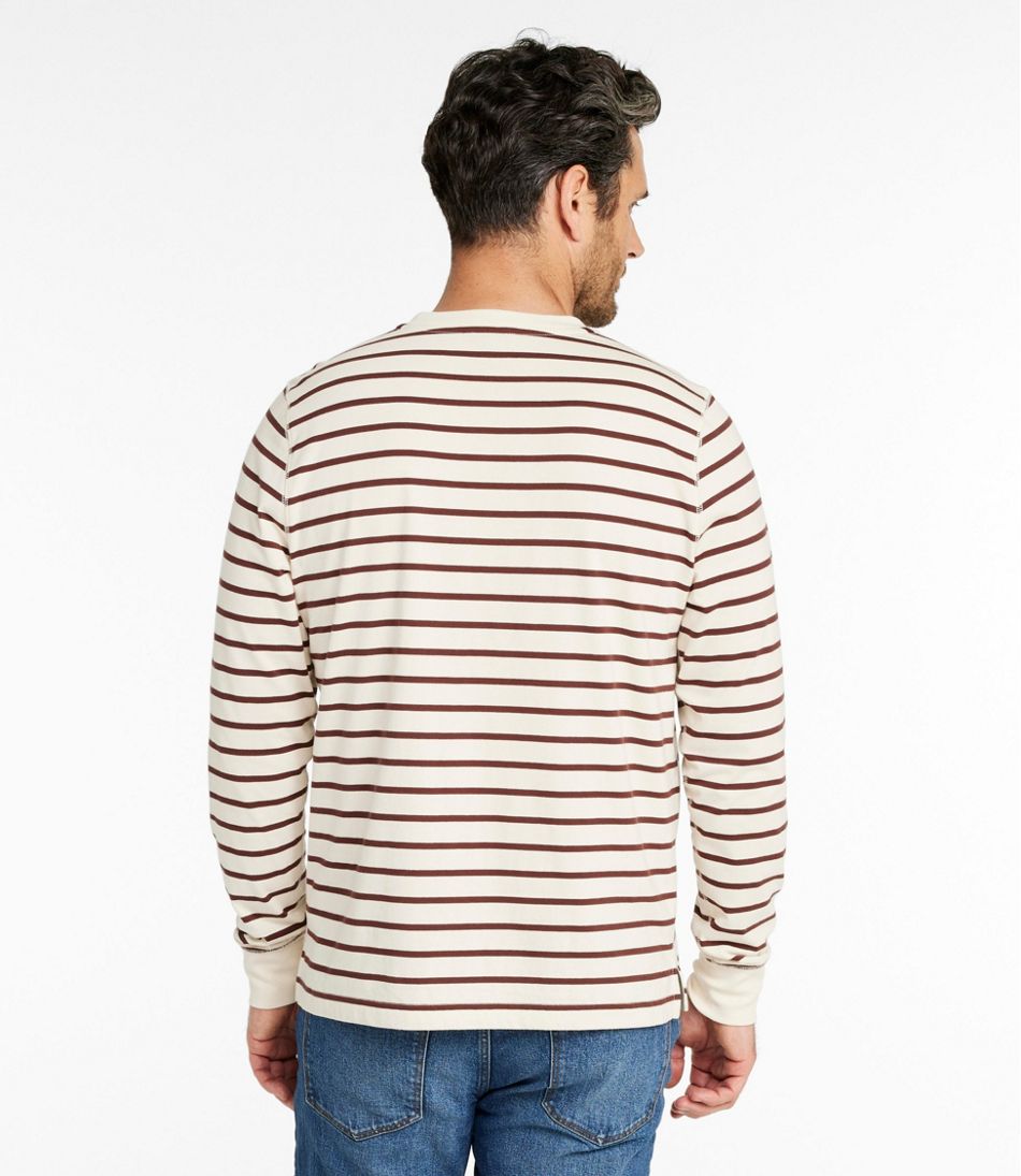 Men's Signature Northwoods Henley, Long-Sleeve, Stripe - Image 3