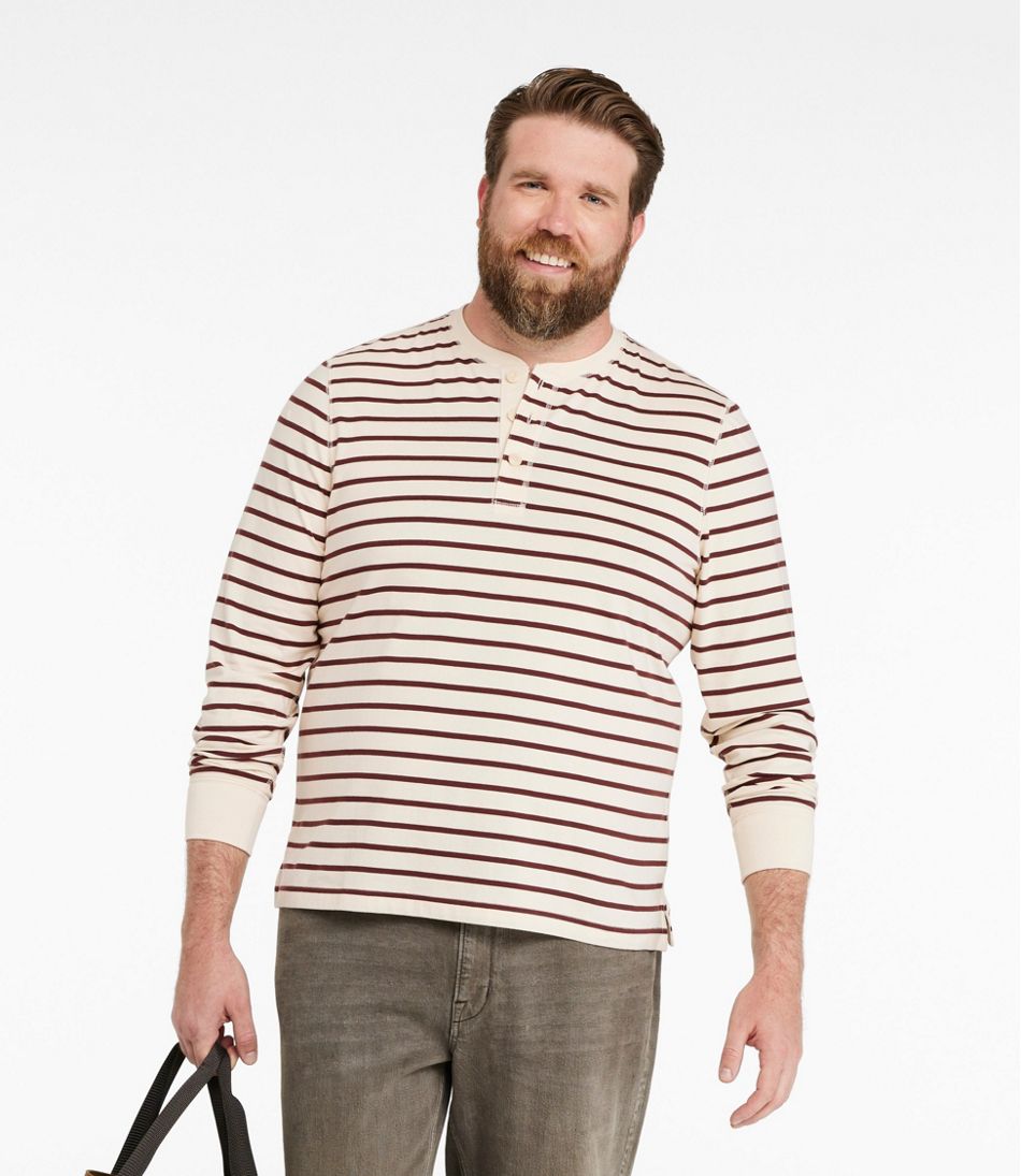 Men's Signature Northwoods Henley, Long-Sleeve, Stripe - Image 4