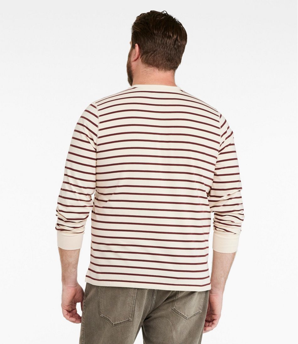 Men's Signature Northwoods Henley, Long-Sleeve, Stripe - Image 5