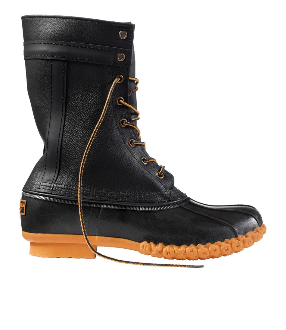Men's Signature Bean Boots, 11" Cruiser Leather