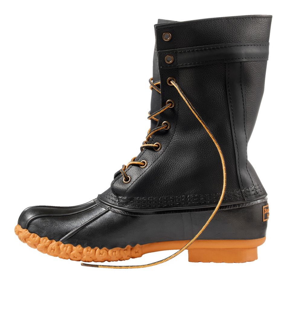 Men's Signature Bean Boots, 11" Cruiser Leather - Image 2