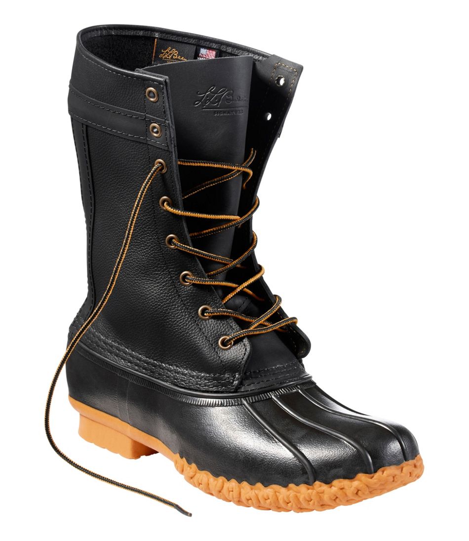 Men's Signature Bean Boots, 11" Cruiser Leather - Image 6
