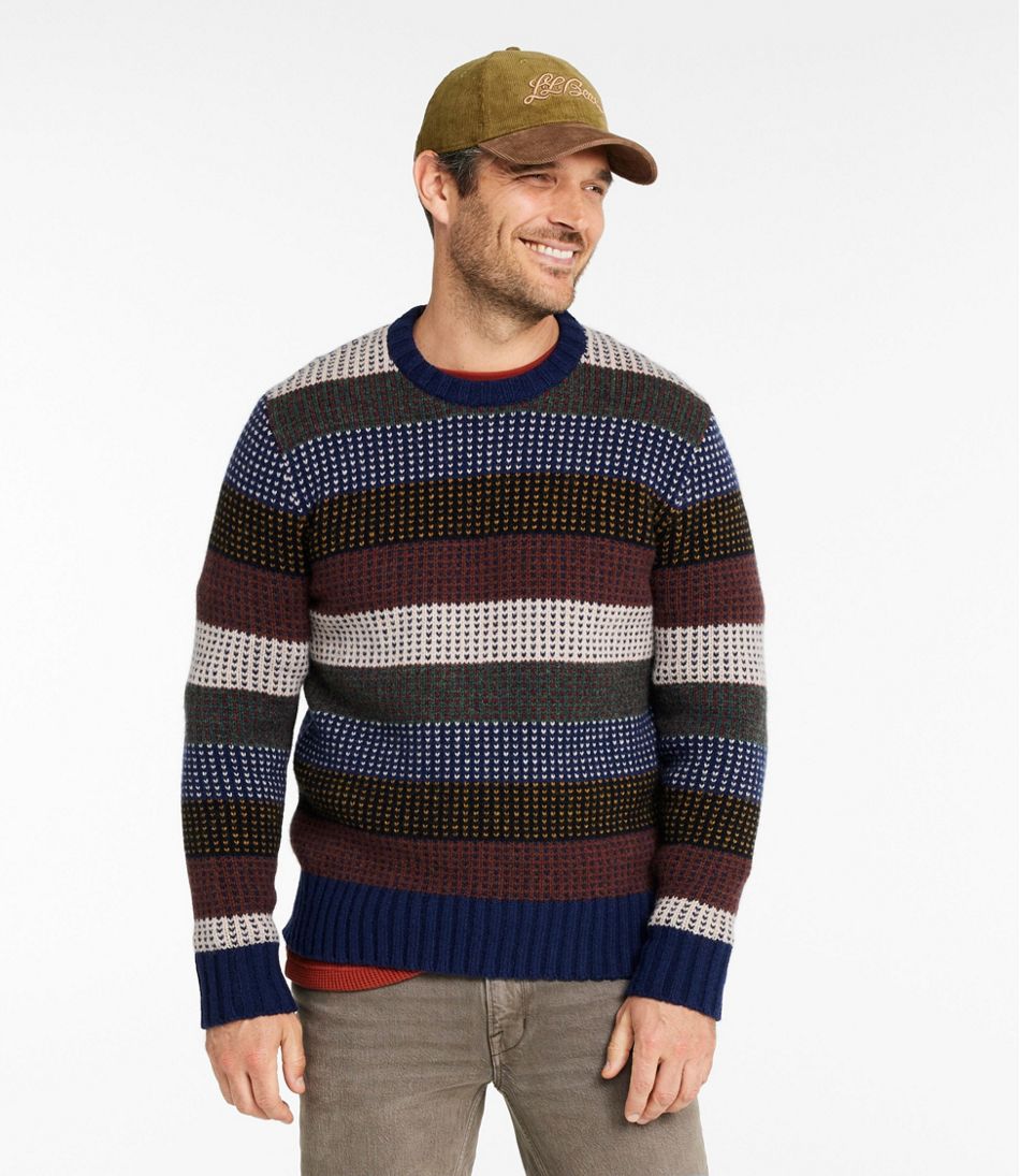 Men's Signature 1980 Matinicus Rock Sweater, Crewneck, Stripe - Image 2