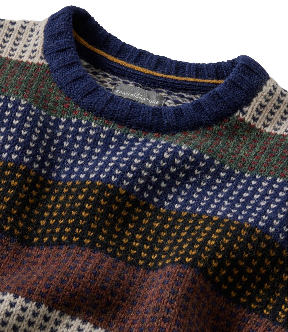 Men's Signature 1980 Matinicus Rock Sweater, Crewneck, Stripe - Image 6