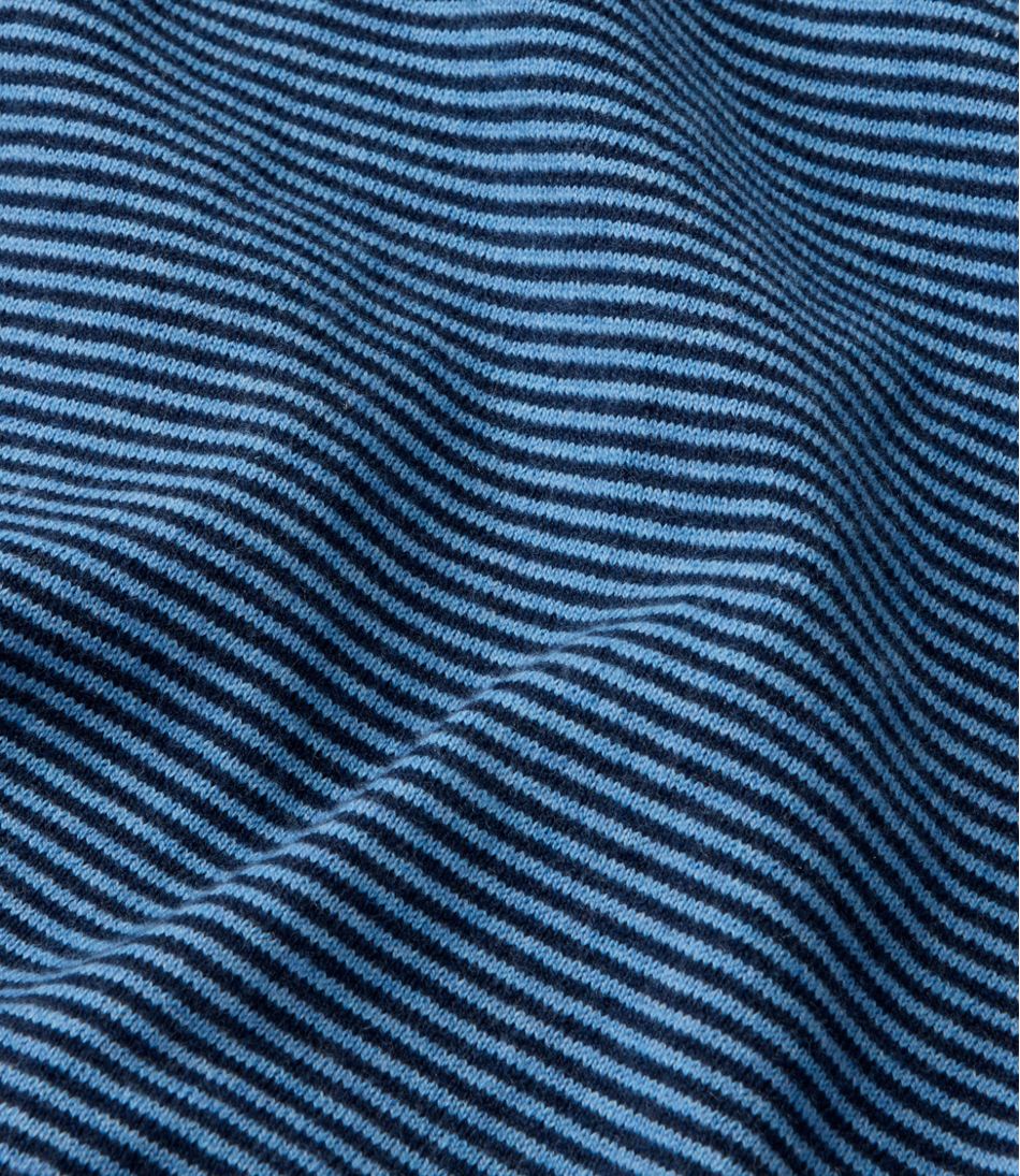 Men's All Seasons Cotton Blend Sweater, Crewneck, Stripe - Image 5