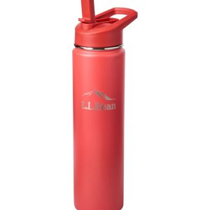 Bean Canteen Insulated Straw Water Bottle, 25 oz.