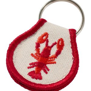 Embroidered Patch Charm, Lobster