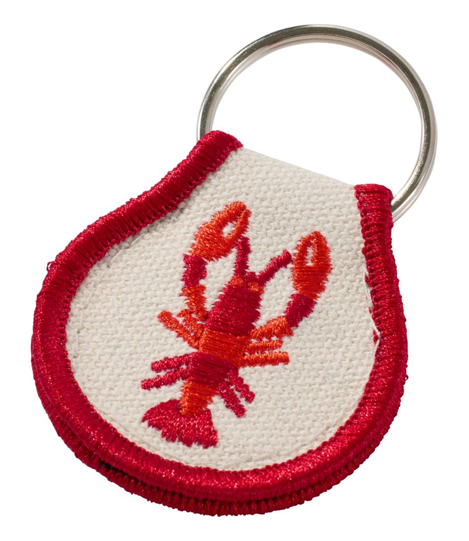 Embroidered Patch Charm, Lobster