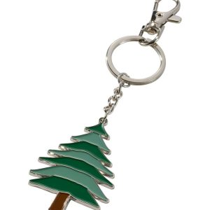 Enamel Charm, Pine Tree