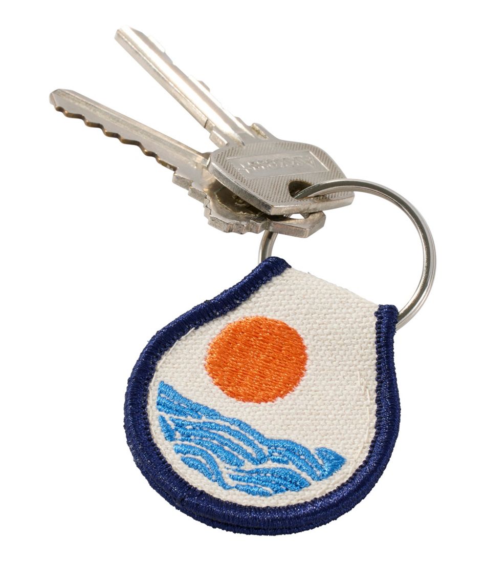 Embroidered Patch Charm, Sun & Waves - Image 3