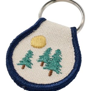 Embroidered Patch Charm, Trees