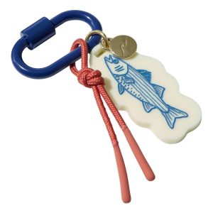 Carabiner Tassel Charm, Fish