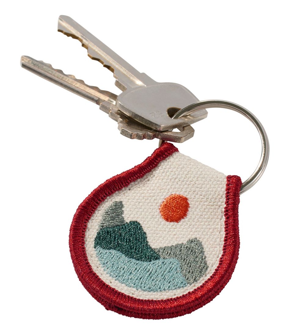Embroidered Patch Charm, Mountains - Image 3