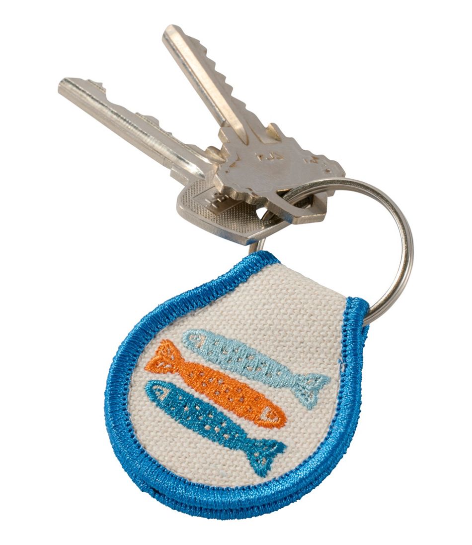 Embroidered Patch Charm, Fish - Image 3