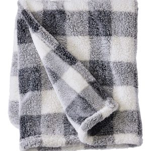 Cozy Plush Throw, Plaid