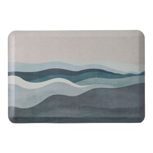 Happy Feet Comfort Mat, Watercolor Waves