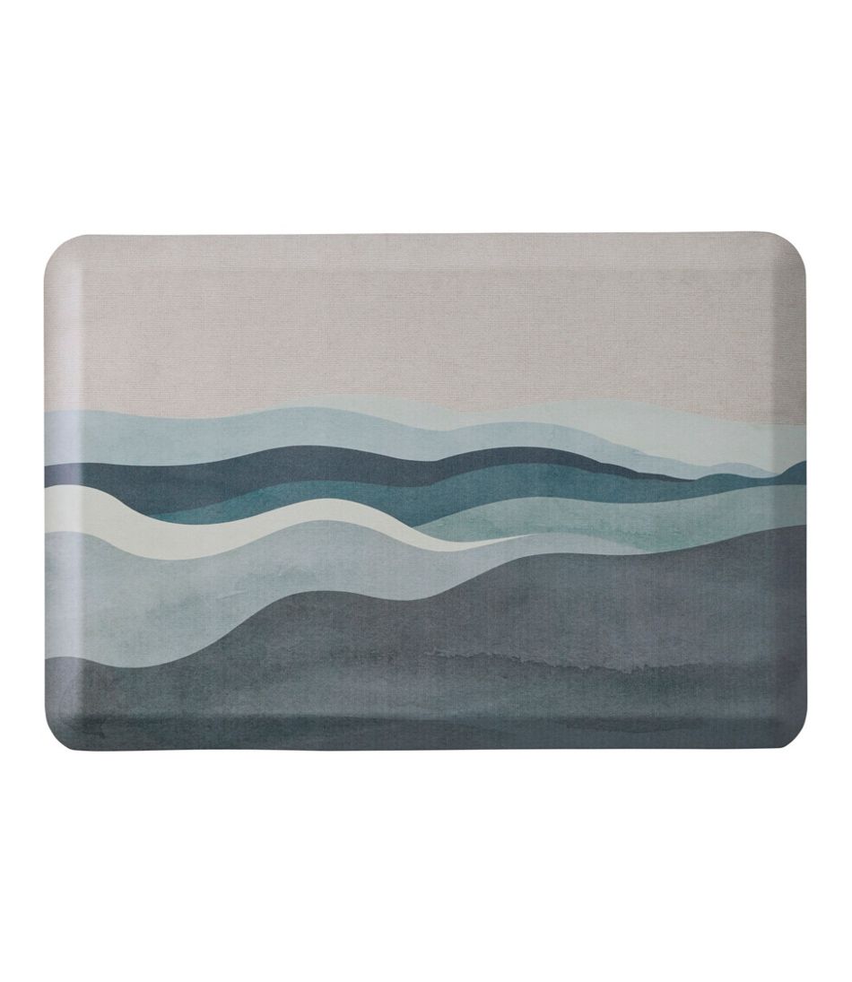Happy Feet Comfort Mat, Watercolor Waves