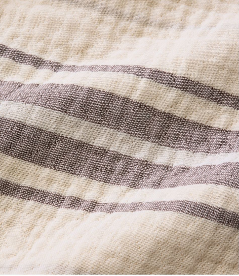 Lightweight Cotton Gauze Throw, Stripe - Image 3