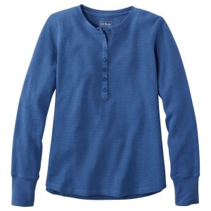 Women's Waffle-Knit Henley