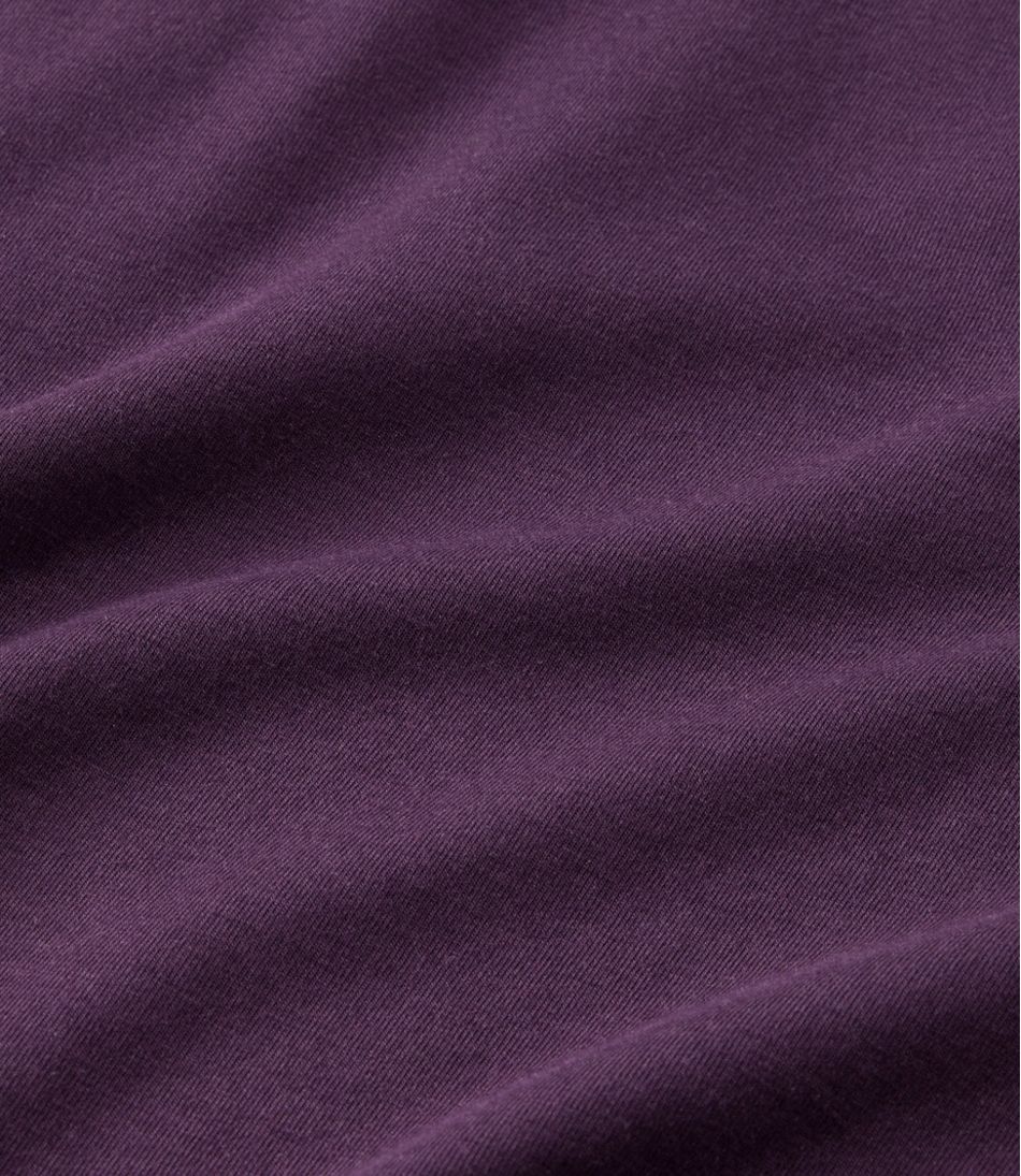 Women's Soft Stretch Supima-Blend Tee, Turtleneck - Image 4