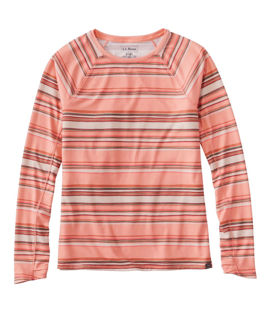 Women's Everyday SunSmart? Tee, Crewneck Long-Sleeve Stripe