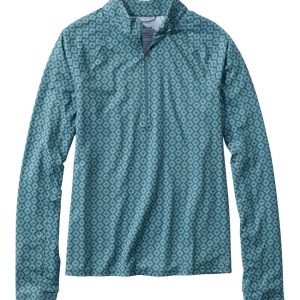 Women's Access Trail Pullover, Long-Sleeve Quarter-Zip Print