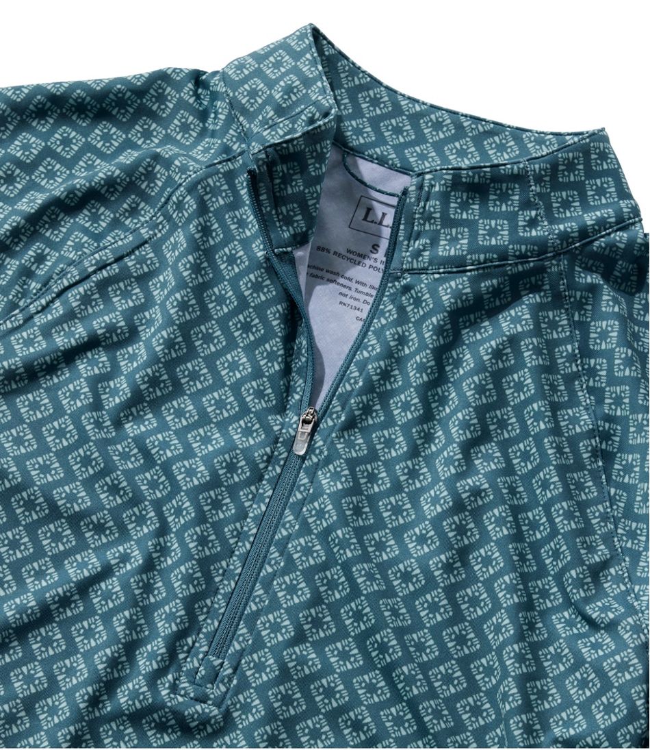 Women's Access Trail Pullover, Long-Sleeve Quarter-Zip Print - Image 4