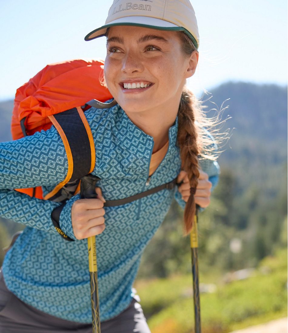 Women's Access Trail Pullover, Long-Sleeve Quarter-Zip Print - Image 8