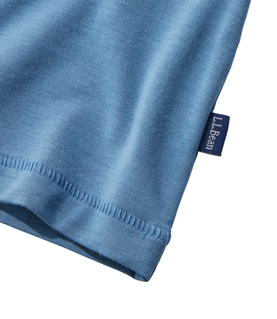 Women's Soft Stretch Supima-Blend Tee, Short-Sleeve V-Neck - Image 4