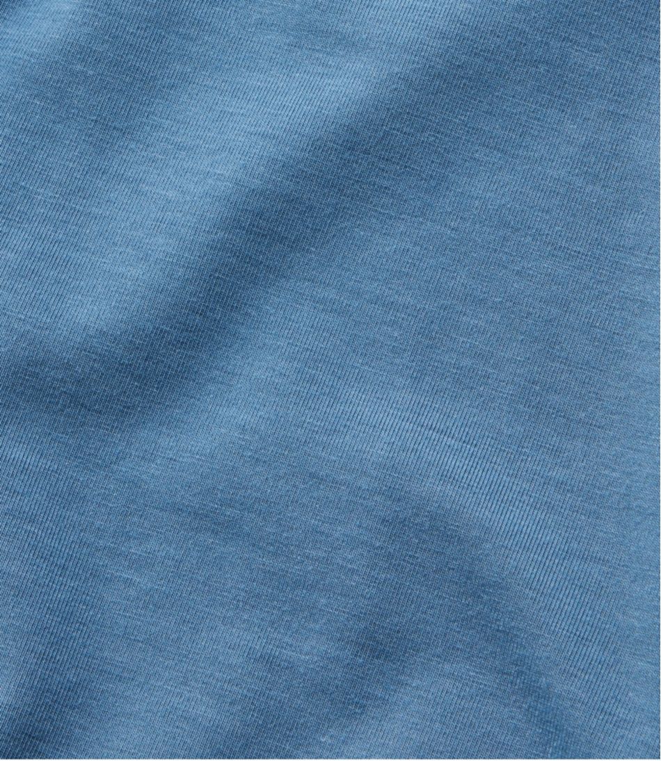 Women's Soft Stretch Supima-Blend Tee, Short-Sleeve V-Neck - Image 5