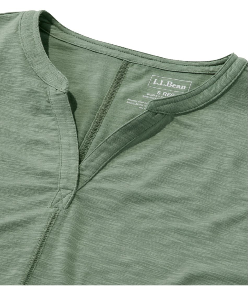 Women's Streamside Tee, Three-Quarter-Sleeve Splitneck - Image 4