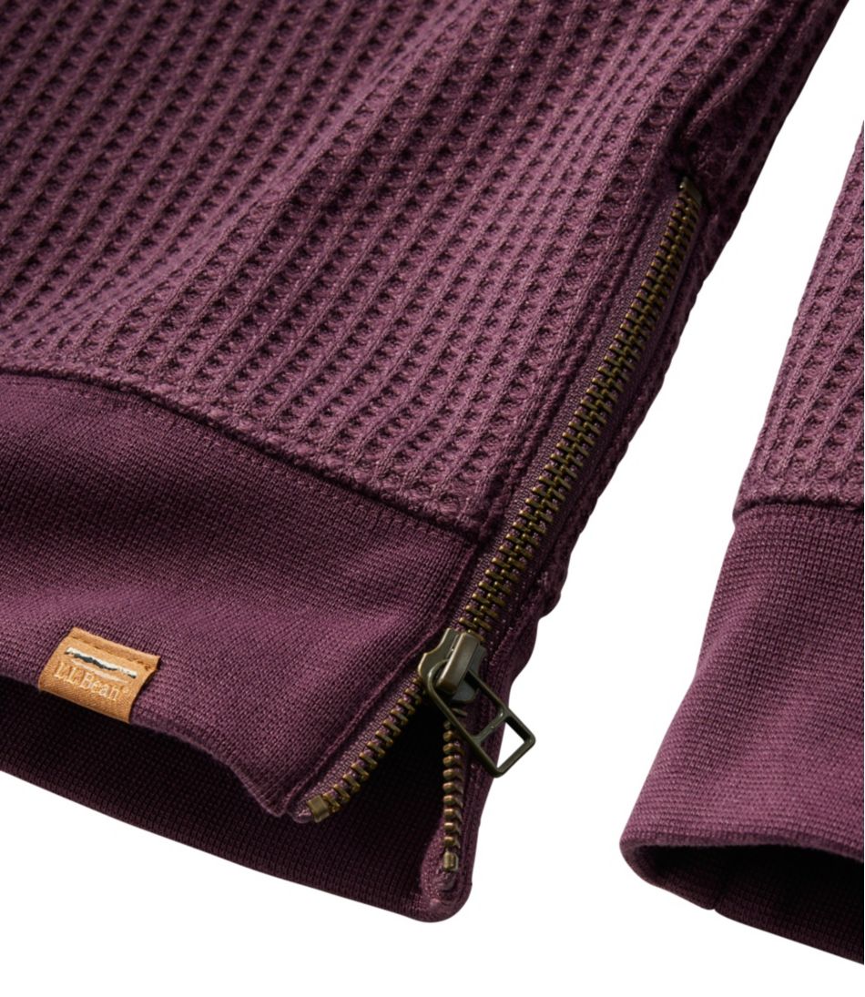 Women's Birchwood Brushed Waffle Top, Crewneck - Image 4