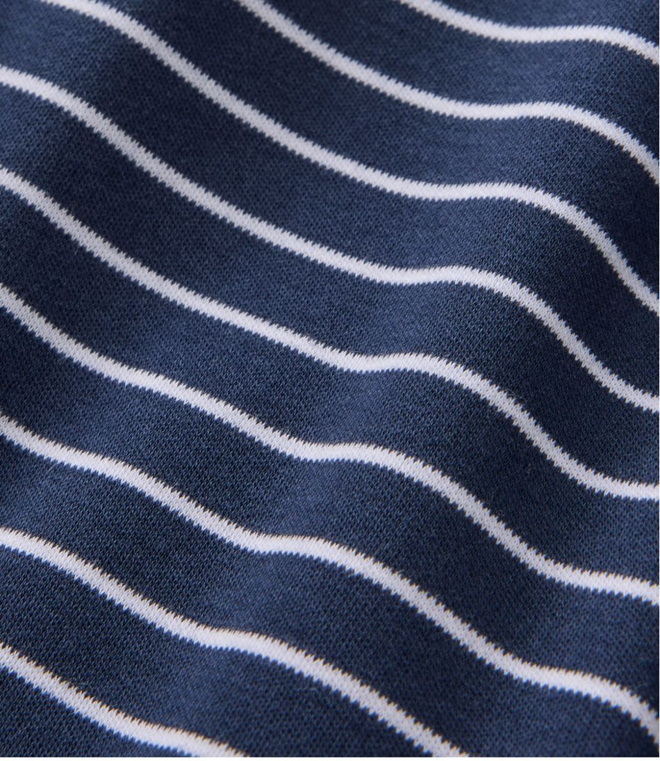 Women's Pima Cotton Tee, Short-Sleeve Crewneck Stripe - Image 4