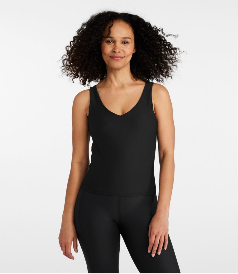 Women's L.L.Bean Everyday Performance Tank, Cropped - Image 2