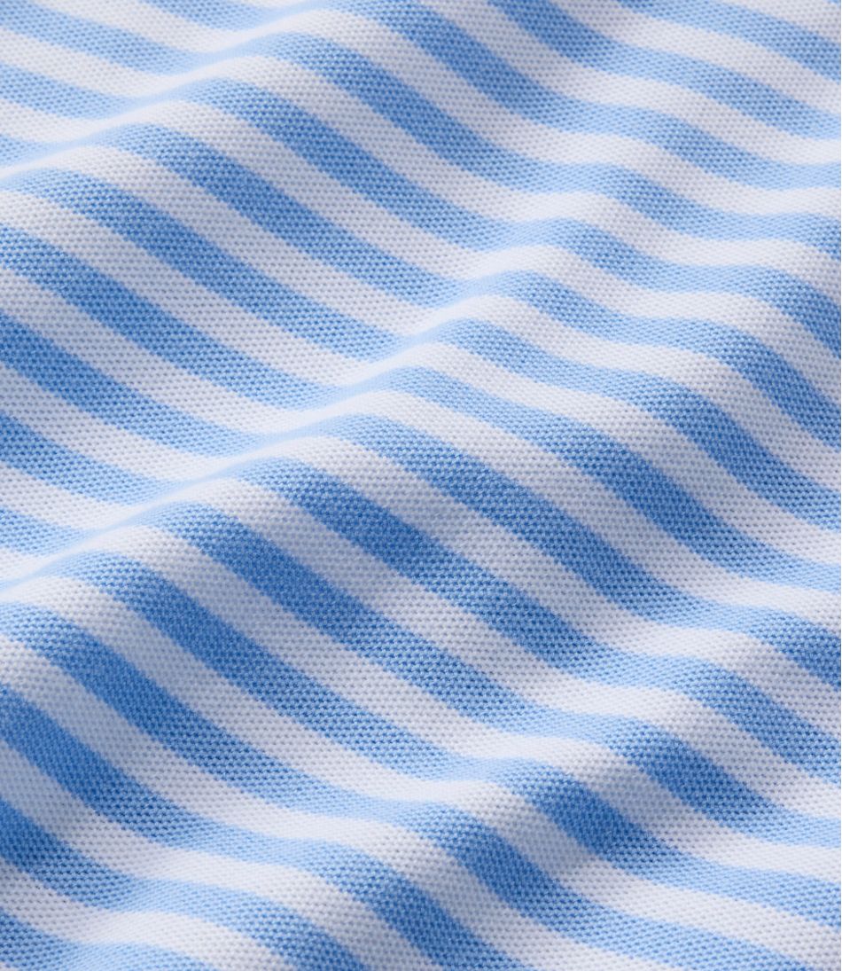 Women's Premium Double L Polo, Short-Sleeve Relaxed Fit Stripe - Image 5
