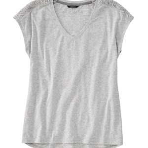 Women's Beyond Soft V-Neck Tee, Short Sleeve
