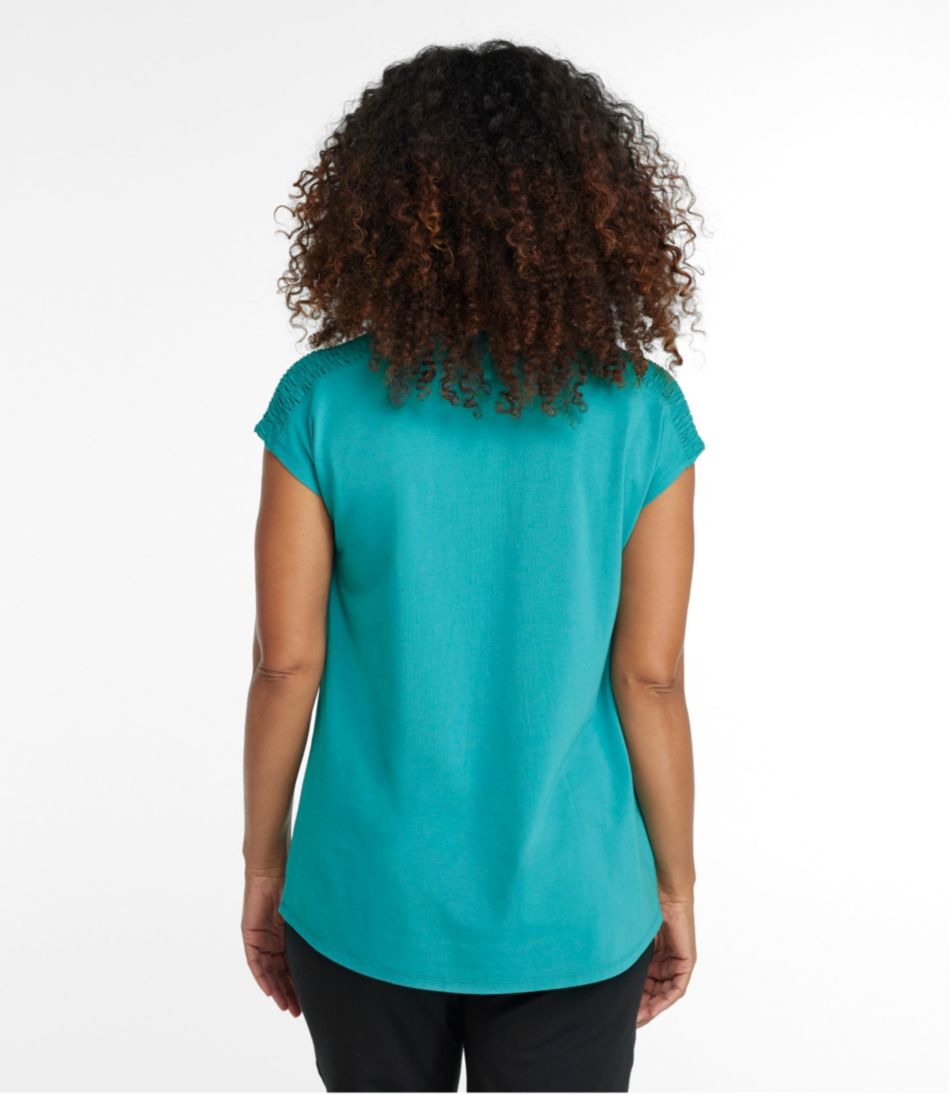 Women's Beyond Soft V-Neck Tee, Short Sleeve - Image 3