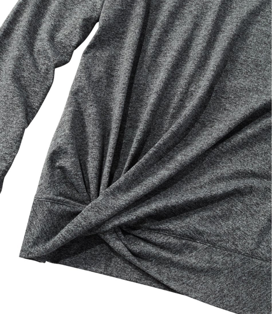 Women's VentureSoft Twist-Front Top, Long-Sleeve - Image 4