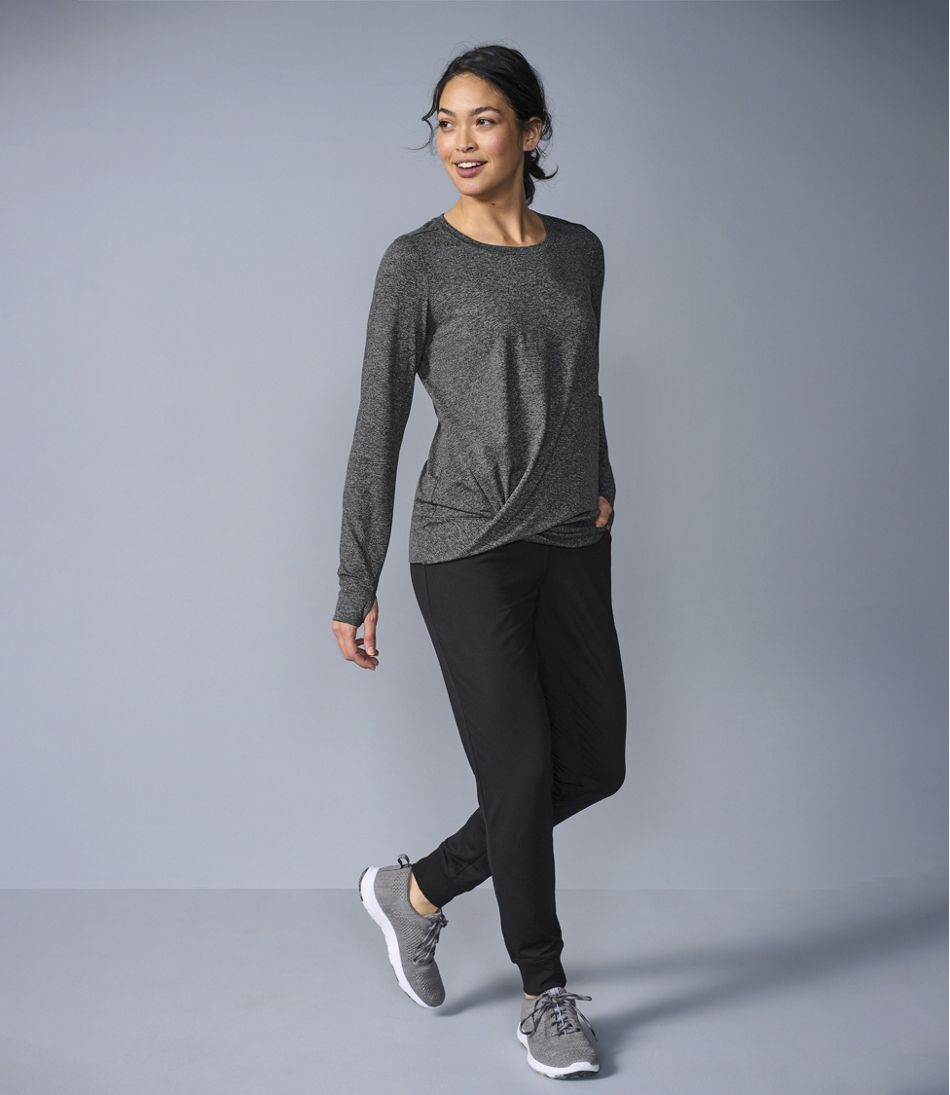 Women's VentureSoft Twist-Front Top, Long-Sleeve - Image 6