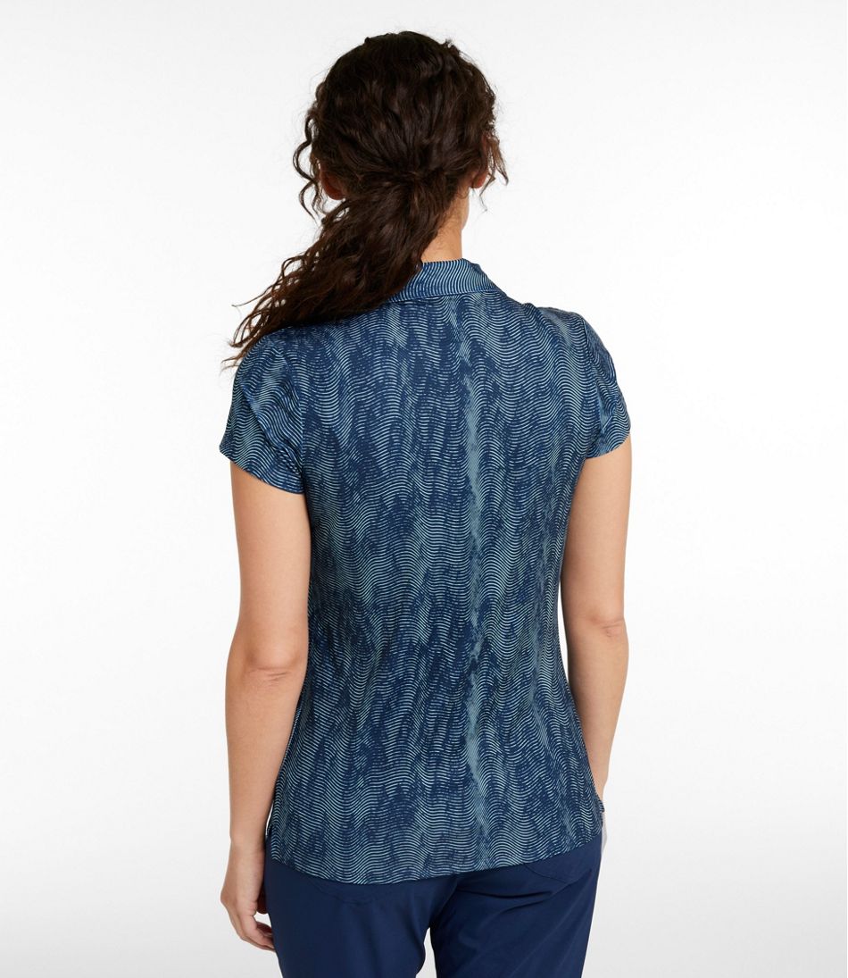 Women's Access Polo, Short-Sleeve Print - Image 3
