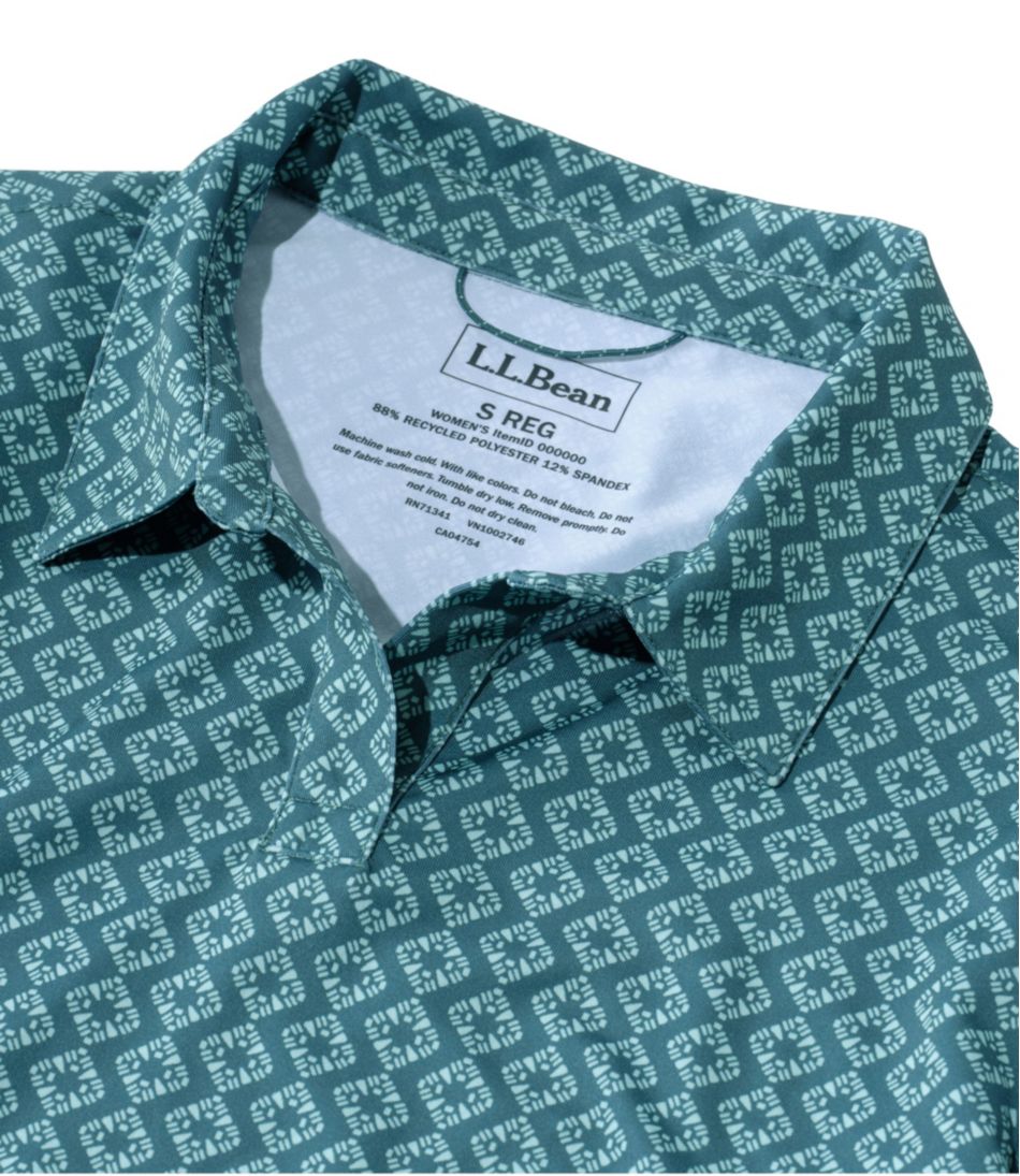 Women's Access Polo, Short-Sleeve Print - Image 4